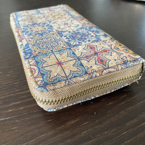 Women's wallet and mini crossbody bag with azulejos design, new