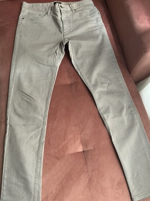 H&M men's gray slim fit jeans small like new