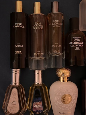 Assorted inspired perfumes collection, used