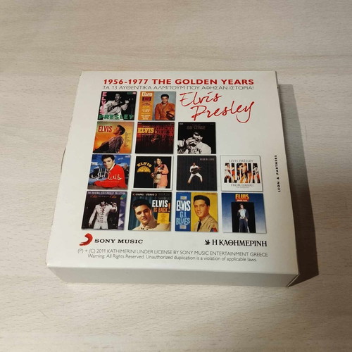 Elvis Presley The Golden Years 1956-1977 CD like new, 13 albums
