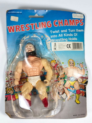 Vintage Wrestling Champs bootleg φιγούρα παλαιστή μεταχειρισμένη