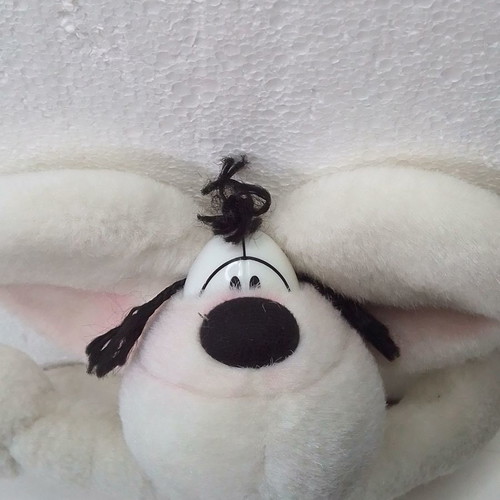 Plush Mouse Diddl Thomas Goletz used, height 34 cm