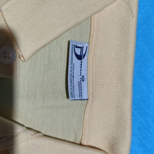 Sergio Tacchini polo shirt like new, yellow, sizes M L 9XL
