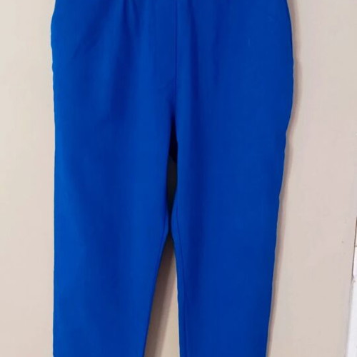 Blue royal pants like new, size S/M