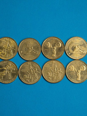 100 Drachma Coins new, set of 12