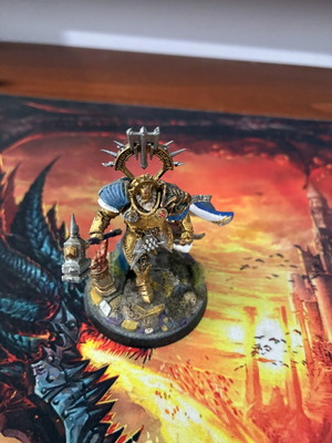 Stormcast Eternals Lord Commander Bastian Carthalos handpainted figure used