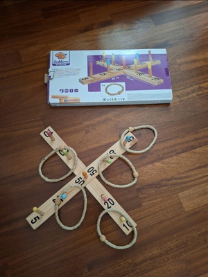 Eichhorn Wooden Ring Toss Game like new