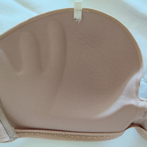 Wonderbra Ultimate W032D Skin Strapless Bra 75E used, push-up