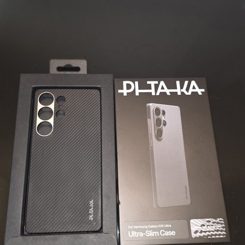 Pitaka Ultra Slim Case for Samsung S25 Ultra used, black