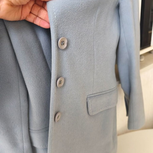 Fidele women's jacket light blue wool like new