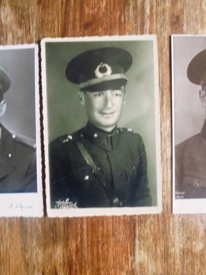 Turkish Uniformed Soldiers Photographs used, pack of 3