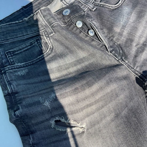 Men's Jeans Zara Man - Dark Color, Ripped Style