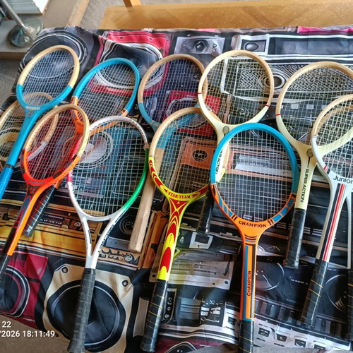 Rackets like new, pack of 12