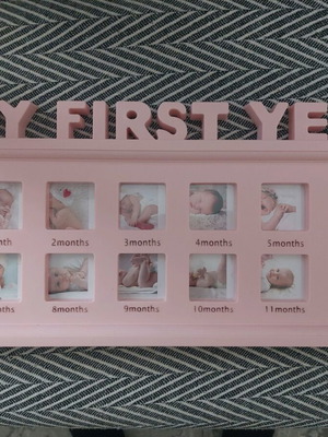 Baby frame for the first year of the baby new