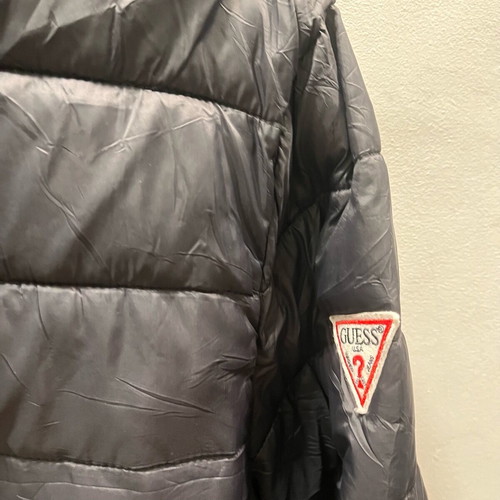 Guess men's jacket large like new, black