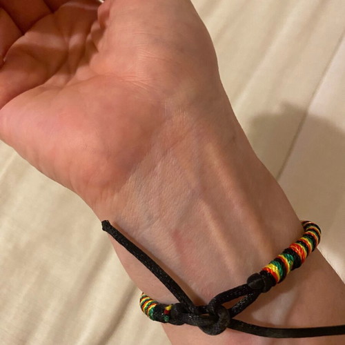 Handmade bracelet like new, multicolored