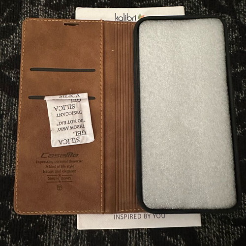 iPhone 13 Pro Max Wallet Flip Case Kalibri new, brown