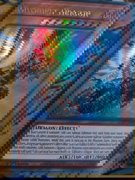 Outburst Dragon (Ultra Rare, Yugioh)