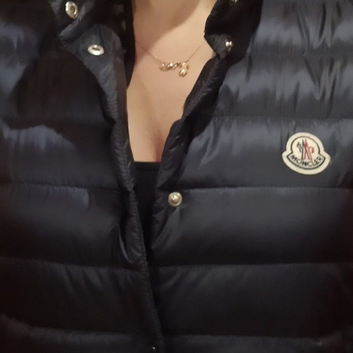 Moncler Liana Down Vest Blue-Black New