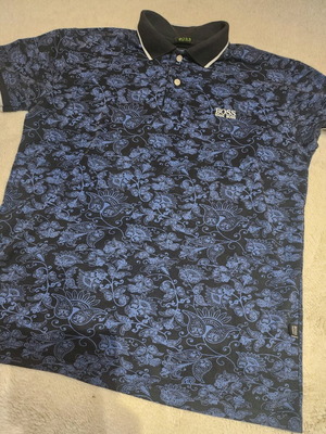 Boss men's polo shirt like new