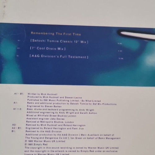 Simply Red The Remixes vinyl used