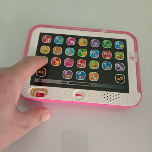 Fisher Price Kids Tablet used with sounds and lights