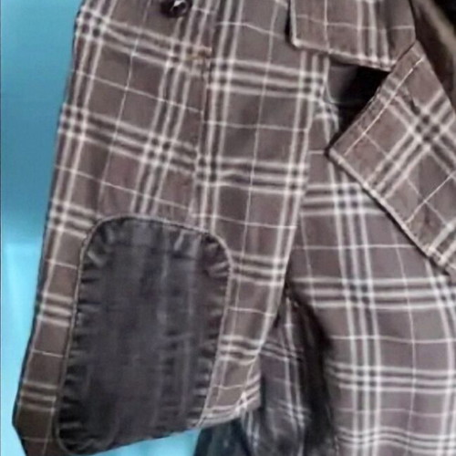Only women's denim jacket like new, plaid, sizes S/M