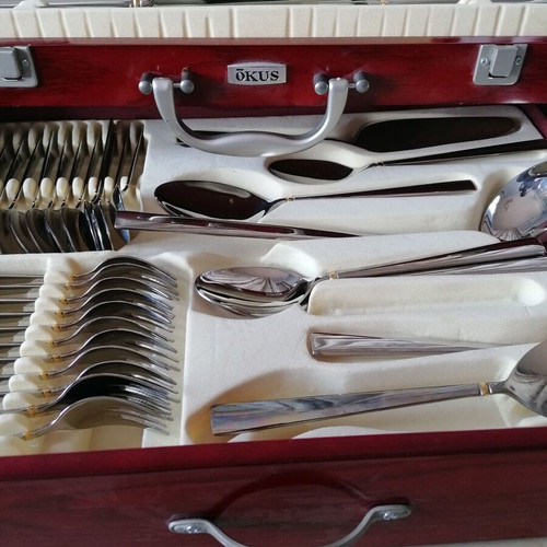 Okus cutlery set 72 pieces stainless steel new