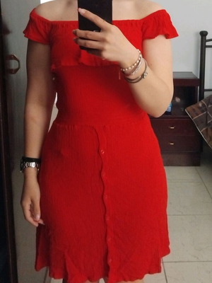 Red dress like new, sizes S and M