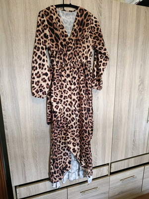 Leopard dress with side slit size M Acne Studios like new