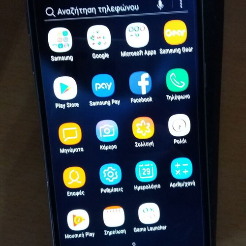 Samsung S7 μαύρο μεταχειρισμένο με φορτιστή και θήκες