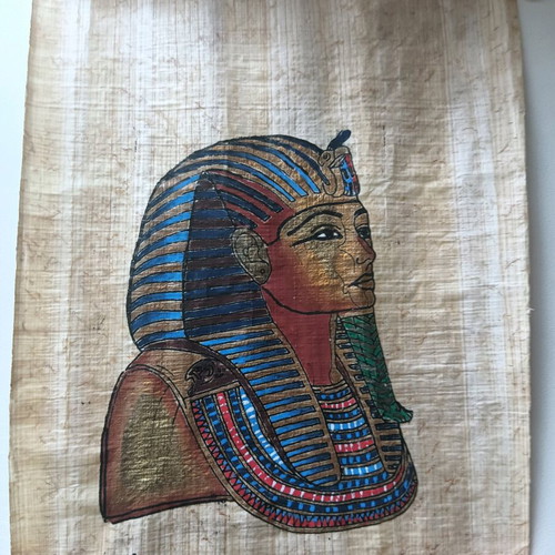 Pharaoh Papyrus used with painting