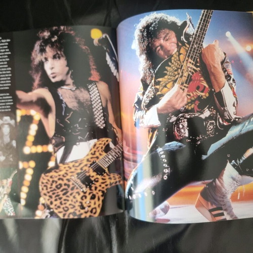 KISS Live! Book like new with poster