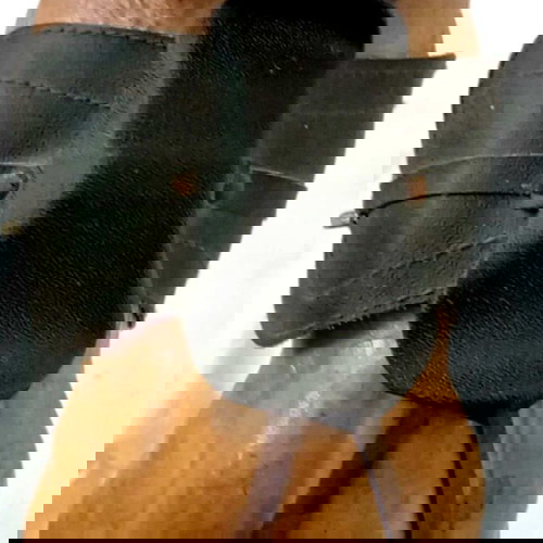 Vintage Handmade Leather Horse like new 54x44cm