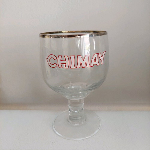 Chimay collectible beer glass new