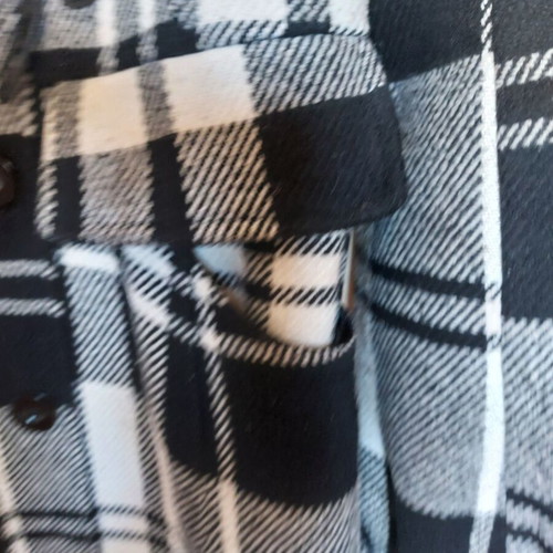 Montgomery coat two-tone like new, size M