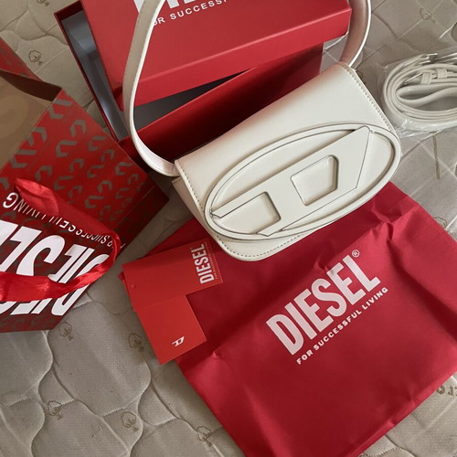 Diesel 1DR Shoulder Bag white, brand new