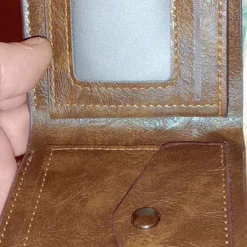 Tommy men's leather wallet like new, brown