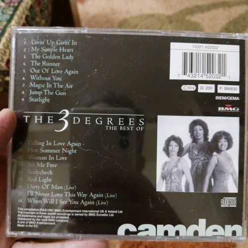 The 3 Degrees Best CD used