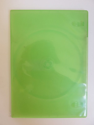 CD/DVD slim case green clamshell like new
