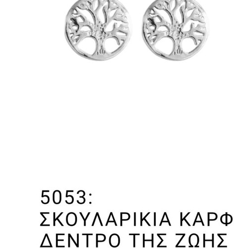 Silver s925 family tree necklace and earrings set