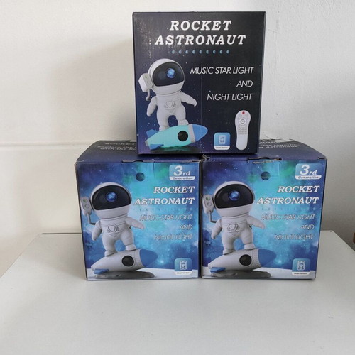 Rocket Astronaut Star Projector 3rd Gen new with Bluetooth and app control