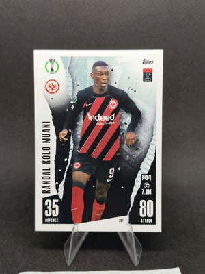 Συλλεκτική κάρτα Kolo Muani Eintracht Frankfurt σαν καινούργιο TOPPS MATCH ATTAX