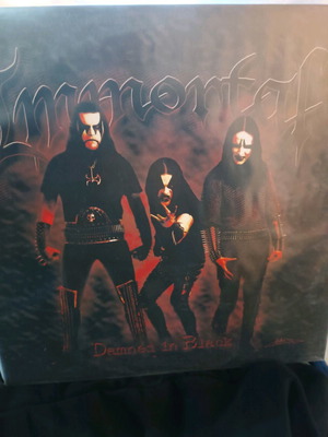 Immortal Damned in Black vinyl record new, metal