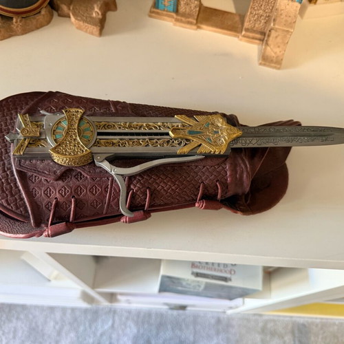 Ubisoft Assassin’s Creed Movie Hidden Blade used, life size replica gauntlet