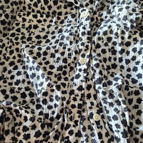 Zara floral black and white set for girl 14 years like new