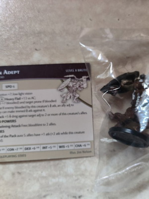 Dungeons & Dragons Demonweb Gnoll Demon Adept figure