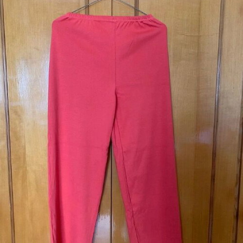 Women's coral spring set oversize blouse and medium pants like new
