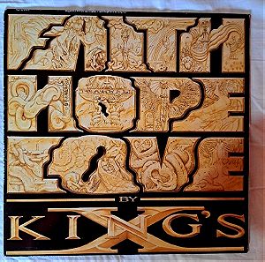 King's X-Faith Hope Love lp Europe 1990 nm/nm  22e