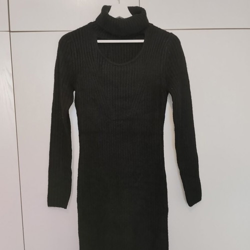Tally Weijl knitted dress new black small